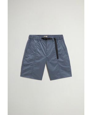 Woolrich Korte Broek Van Olmetex-Nylon Blauw Grootte