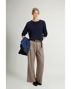 Woolrich Damen Flanellhose Aus Einer Wollmischung Größe - Blau