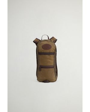 Woolrich High Falls Rucksack Aus Gewachstem Gewebe Aus Reiner Baumwolle Grün Größe - Mehrfarbig