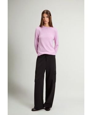 Woolrich Cargobroek Van Interlock Van Stretchkatoenmix Zwart Grootte - Roze