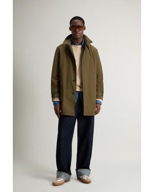 Woolrich New City Mantel Van Urban Touch Groen Grootte - Meerkleurig