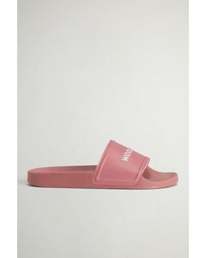 Woolrich Damen Badesandalen Aus Gummi Rosa Größe - Pink