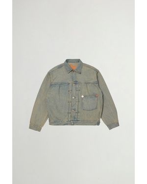 Woolrich Jacke Aus Denim Aus Reiner Baumwolle Blau Größe - Grün
