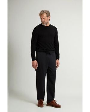 Woolrich Cargobroek Van Sweatstof Van Katoenmix Zwart Grootte