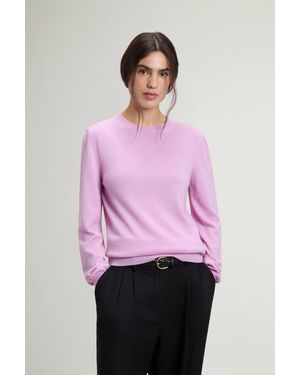 Woolrich Trui Van Zuivere Merino-Scheerwol Roze Grootte