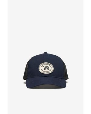 Woolrich Recycled Fabric Cap With Logo - Blue