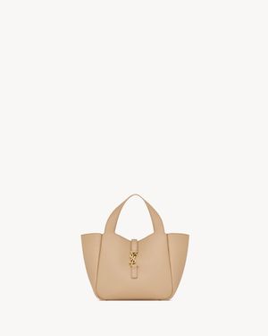 Saint Laurent Le 5 À 7 Baby Bea De Piel Granulada - Neutro