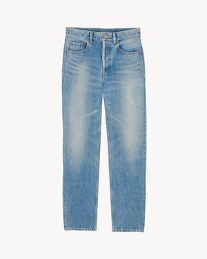 Saint Laurent Vaqueros Largos Mick De Denim Índigo Ocean - Azul