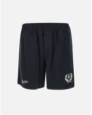 Represent Schwarze Tencel-Komfortshorts - Blau