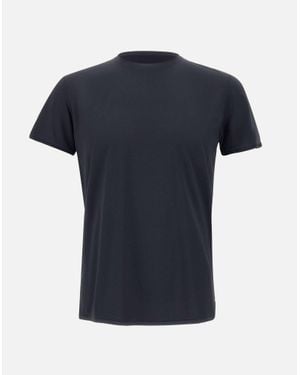 Rrd Schwarzes Rundhals-T-Shirt - Blau