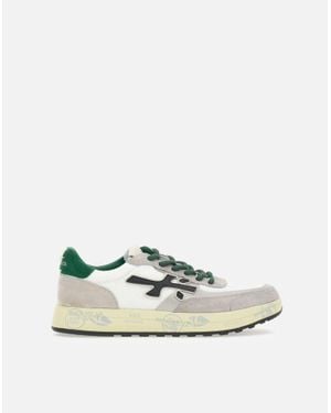 Premiata Nous7231 Mehrfarbige Sneakers - Weiß