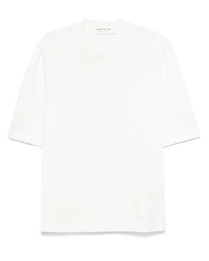 Carven Weißes Baumwoll-T-Shirt