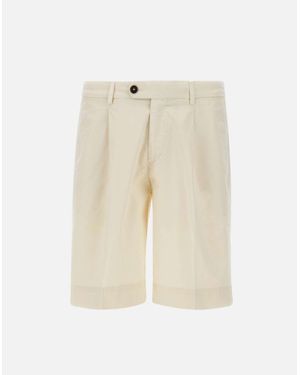 Devore Amalfi Stretch-Baumwollshorts - Natur