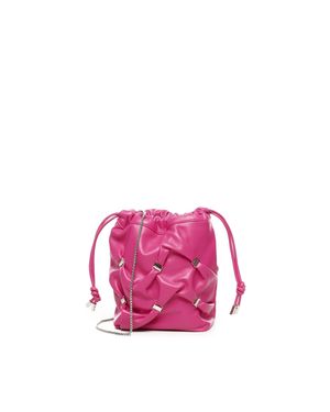 Ferragamo Mini-Eimer-Tasche Aus Rosa Lammleder - Pink