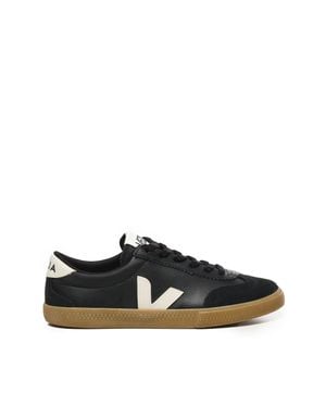 Veja Volley Triple Pierre Schwarze Sneakers