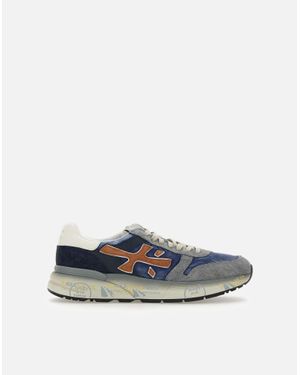 Premiata Mick7215 Wildleder Sneaker - Blau