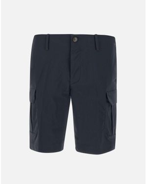 Rrd Dunkelblaue Schlanke Cargo-Shorts