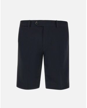 Rrd Schwarze Stretch-Chino-Shorts - Blau