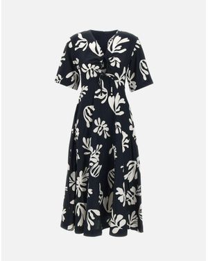 Marella Molise Buntes Blumenkleid - Mehrfarbig