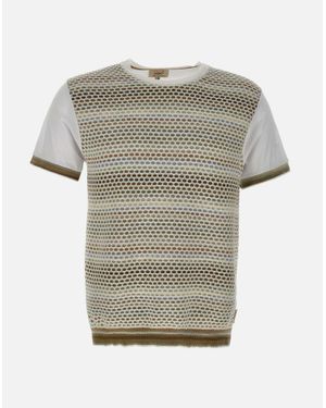 Bob Texunica Baumwoll-Jersey-T-Shirt - Grau