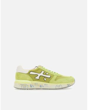 Premiata Mick7248 Gelbe Turnschuhe