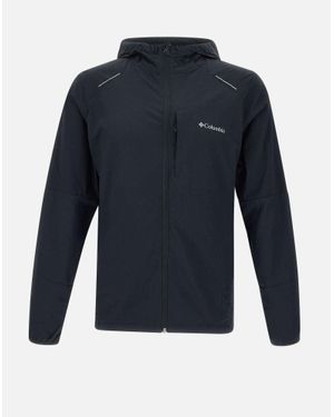 Columbia Technischer Nylon-Windbreaker - Blau