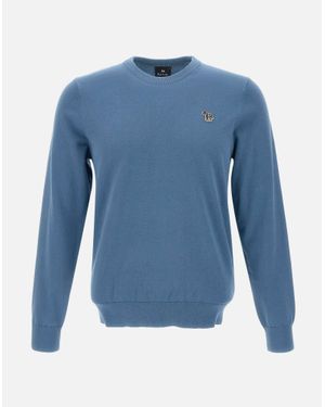 Paul Smith Pullover Aus Bio-Baumwolle - Blau