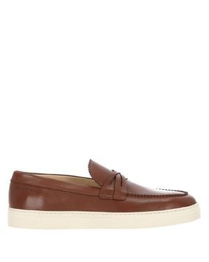 Stuart Weitzman Brixton Kastanienbraune Loafer