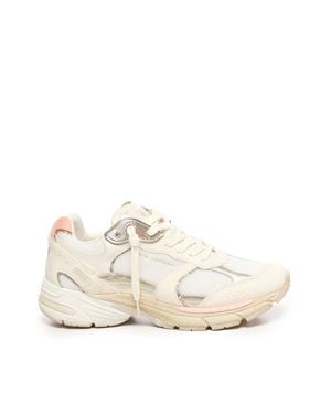 Crime London Flüchtling 9094 Elfenbein-Ledersneaker - Weiß