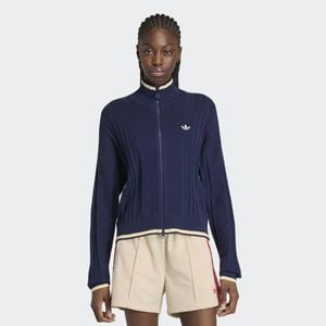 adidas Track Top Cable Knit Firebird - Blu