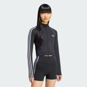adidas Track Top Essentials 3 Stripes Seamless - Nero