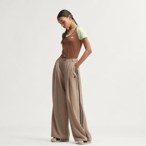 adidas Pantaloni Checks Trouser Loose - Marrone