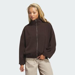 adidas Felpa Zip Integrale - Marrone