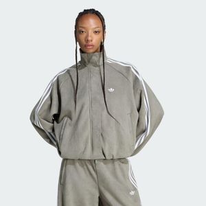 adidas Track Top Adilenium Season 6 Faux Suede - Grigio