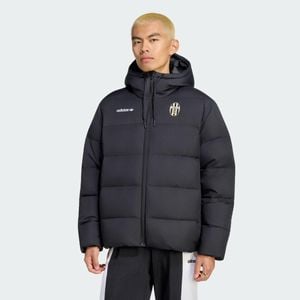 adidas Giacca Con Cappuccio Climawarm 3 Stripes Puffer Down Juventus - Blu