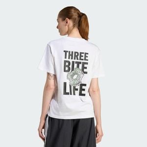adidas Food Regular Graphic T-Shirt - Bianco