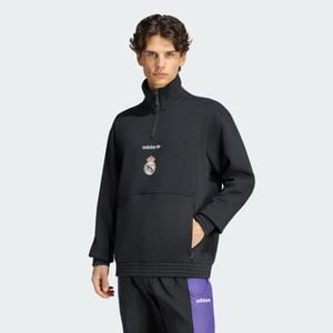 adidas Felpa Eqt Half Zip Real Madrid - Nero