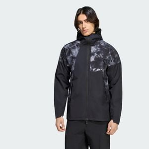 adidas Giacca Terrex Xperior 2.5 Layer Hybrid Primeknit Spray Dye Climaproof - Blu