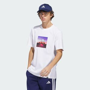 adidas T-Shirt Grafica Summer Heat - Blu