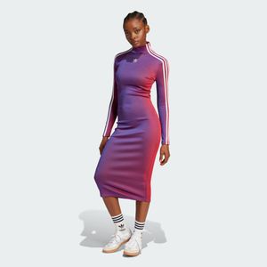 adidas Abito A Maniche Lunghe A Coste Rasant - Viola