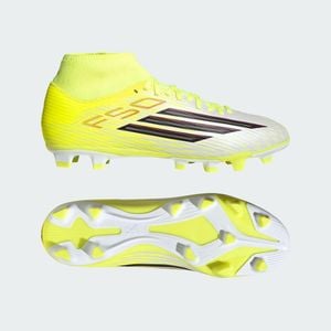 adidas Scarpe Da Calcio F50 Club Mid-Cut Per Terreni Naturali Compatti/Multiterreno - Giallo