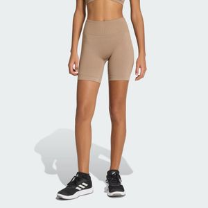 adidas Leggings Workout Essentials Knit Scrunch 5 Inch - Neutro