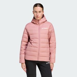 adidas Piumino Leggero Con Cappuccio Terrex Multi Essentials Climawarm - Rosa