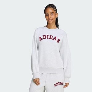 adidas Felpa Girocollo 3-Stripes - Bianco
