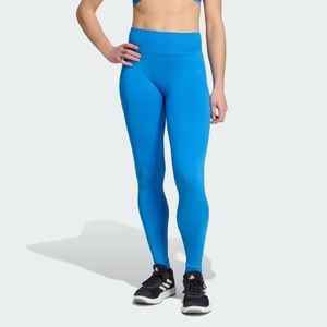 adidas Workout Essentials Leggings Knit Scrunch 7/8 - Blu