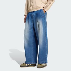 adidas Jeans Mid-Rise Wide Leg - Blu