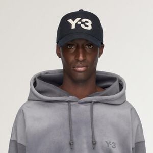 adidas Cappellino Con Logo Y-3 - Nero