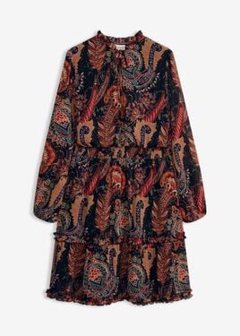 bonprix Abito Di Chiffon - Rosso