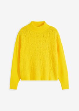 bonprix Maglione Boxy - Giallo