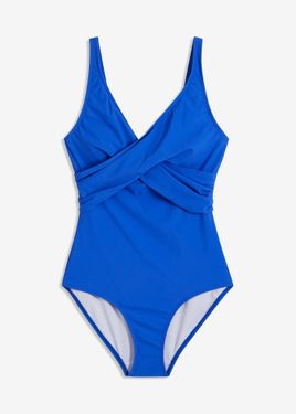 bonprix Costume Intero Con Effetto Modellante Leggero - Blu